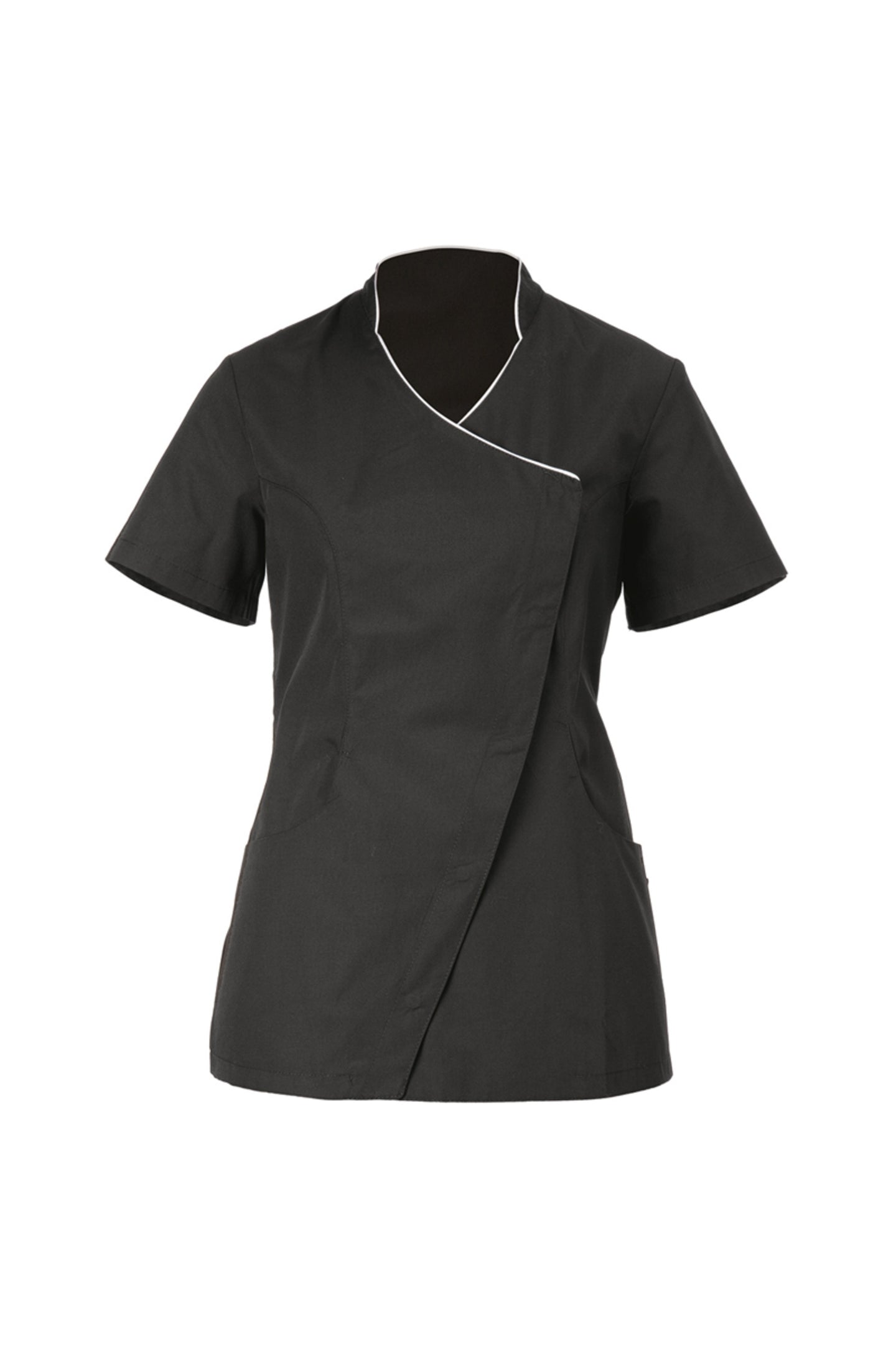 Casacca donna polycotton con scollo a V 2-Pockets Sion