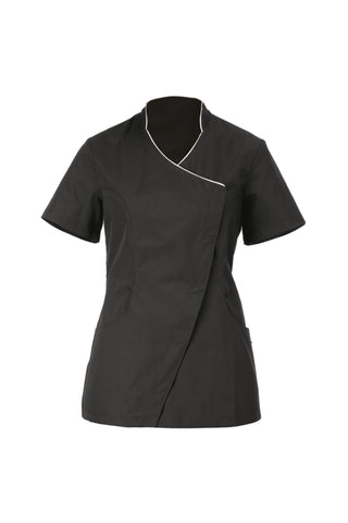 Casacca donna polycotton con scollo a V 2-Pockets Sion - 2