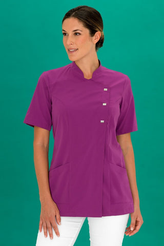 Casacca donna microstretch collo coreana 2-Pockets Greta