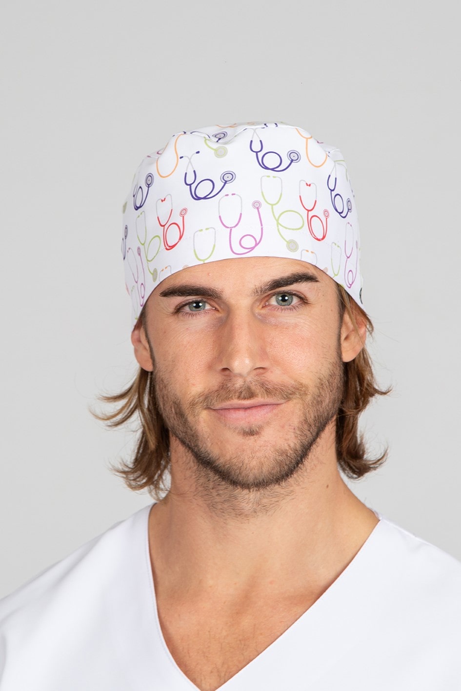 Bandana unisex microfibra fantasia con lacci