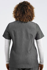 Casacca donna polycotton con scollo a V 1-Pocket Limitless