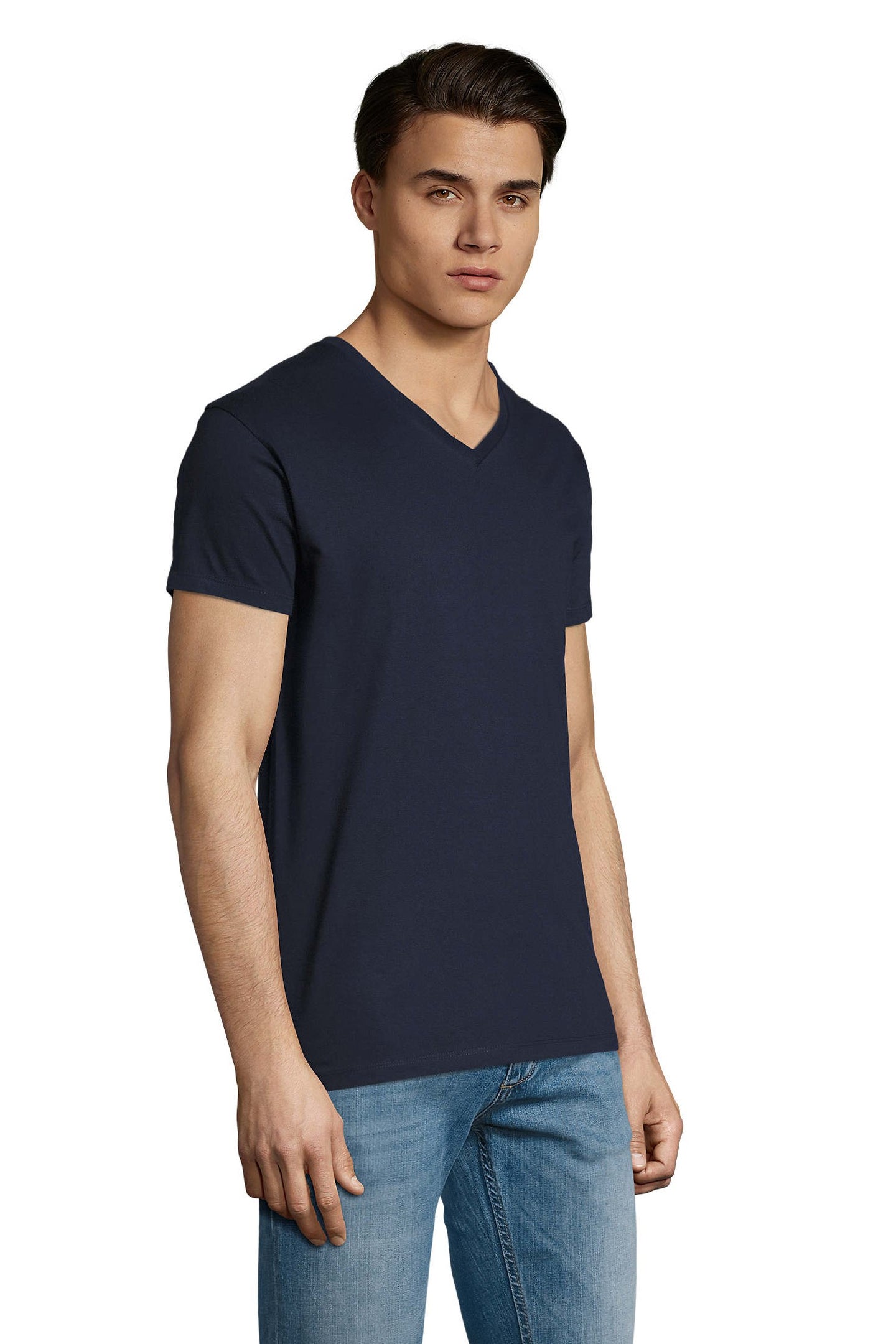 T-shirt uomo cotone scollo V Imperial V