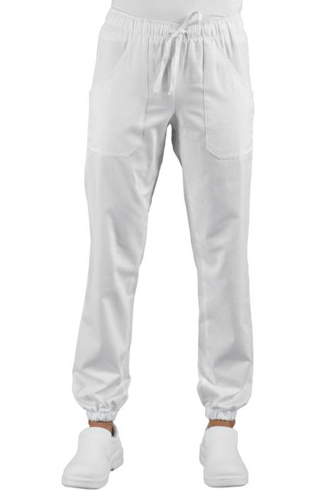 Pantalone cotone bianco Isacco Pantagiaffa